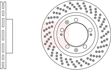 Apec DSK3109 Brake Disc - 1