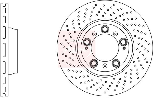 Apec DSK3110 Brake Disc - 1