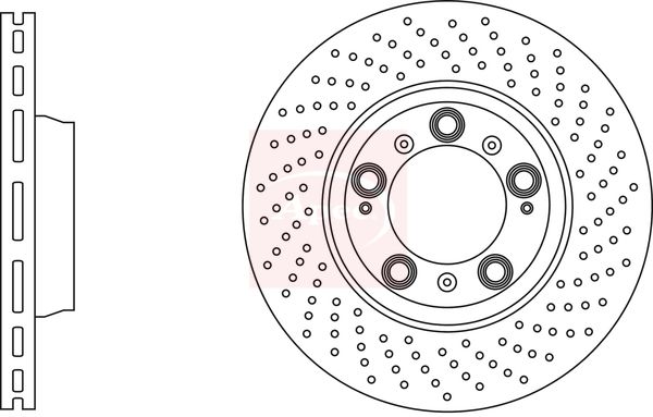Apec DSK3111 Brake Disc - 1
