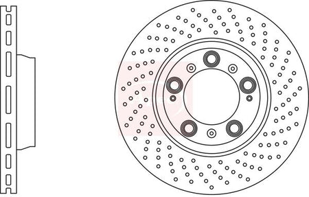 Apec DSK3111 Brake Disc - 1