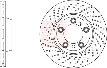 Apec DSK3112 Brake Disc - 1