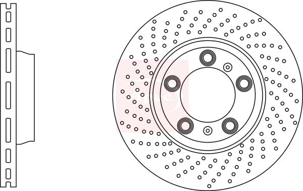Apec DSK3112 Brake Disc - 1