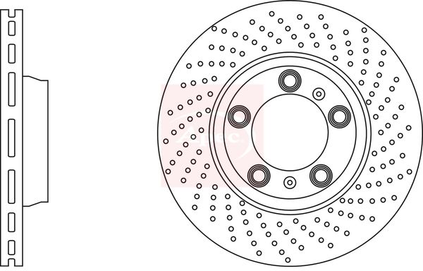 Apec DSK3113 Brake Disc - 1