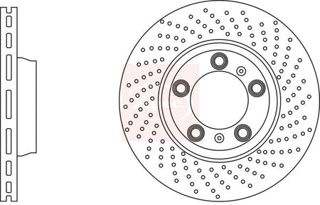 Apec DSK3113 Brake Disc - 1