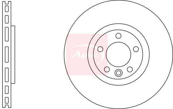 Apec DSK3117 Brake Disc - 1