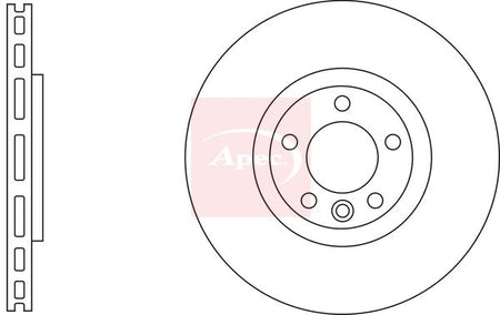 Apec DSK3117 Brake Disc - 1