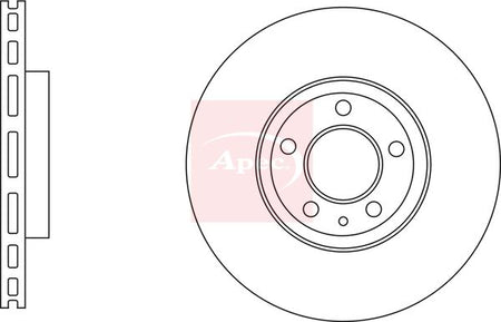Apec DSK3119 Brake Disc - 1