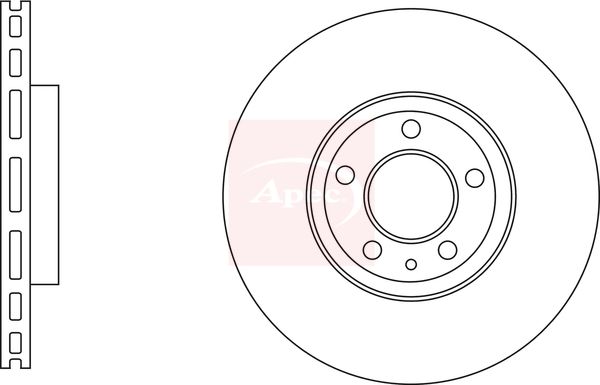 Apec DSK3120 Brake Disc - 1