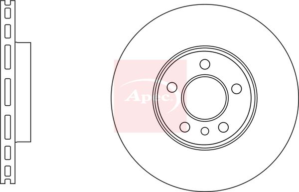 Apec DSK3124 Brake Disc - 2