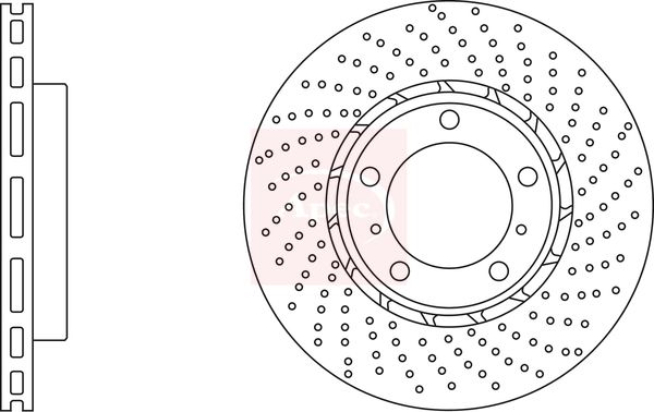 Apec DSK3126 Brake Disc - 1