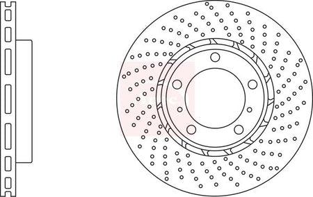 Apec DSK3126 Brake Disc - 1