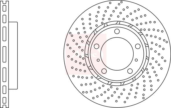 Apec DSK3127 Brake Disc - 1