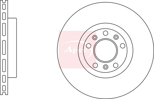 Apec DSK3130 Brake Disc - 2