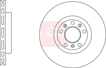 Apec DSK3130 Brake Disc - 2