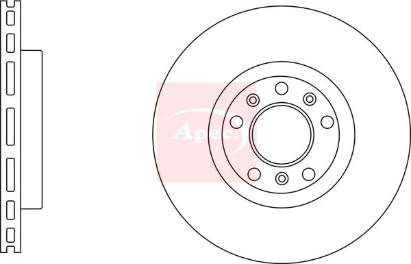 Apec DSK3138 Brake Disc - 2