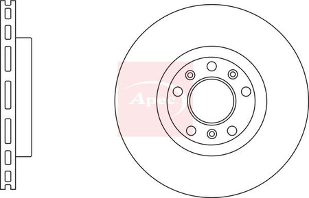 Apec DSK3138 Brake Disc - 2