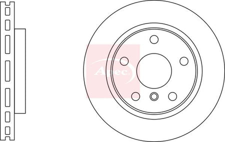 Apec DSK3145 Brake Disc - 1