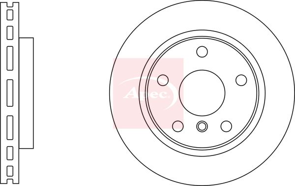 Apec DSK3145 Brake Disc - 1