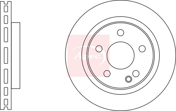 Apec DSK3150 Brake Disc - 1