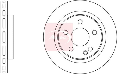 Apec DSK3150 Brake Disc - 1