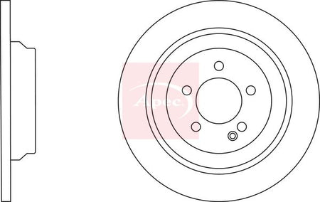 Apec DSK3151 Brake Disc - 1