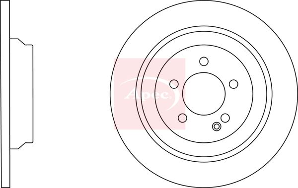 Apec DSK3151 Brake Disc - 1