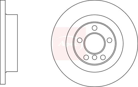 Apec DSK3158 Brake Disc - 1
