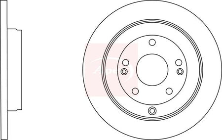 Apec DSK3159 Brake Disc - 1