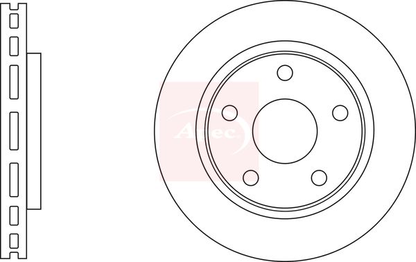 Apec DSK3160 Brake Disc - 1