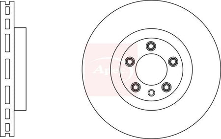 Apec DSK3161 Brake Disc - 1