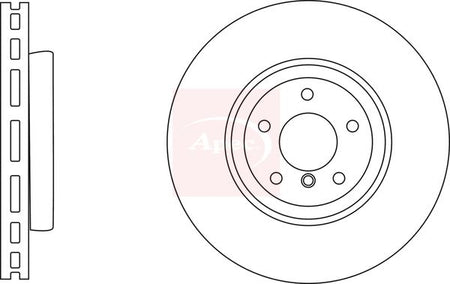 Apec DSK3162 Brake Disc - 1