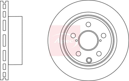 Apec DSK3165 Brake Disc - 1