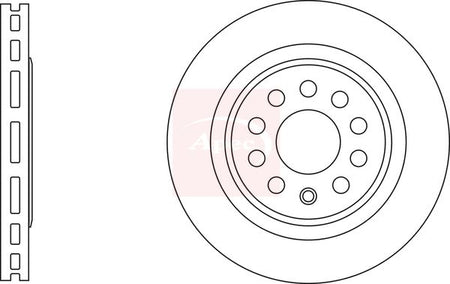 Apec DSK3167 Brake Disc - 1
