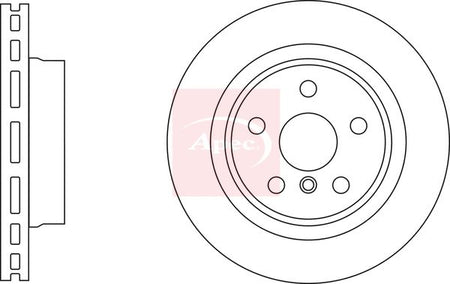 Apec DSK3169 Brake Disc - 1