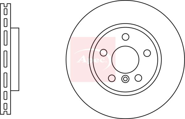 Apec DSK3170 Brake Disc - 1