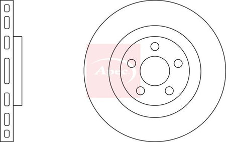 Apec DSK3178 Brake Disc - 1