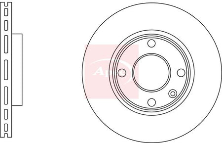 Apec DSK3181 Brake Disc - 1