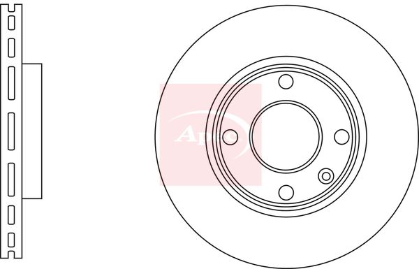 Apec DSK3181 Brake Disc - 1