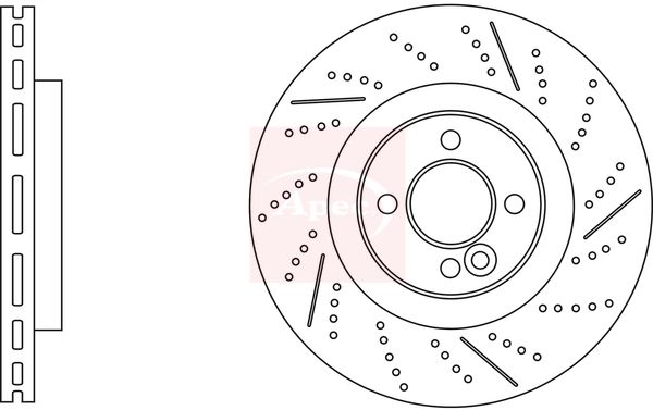 Apec DSK3189 Brake Disc - 1