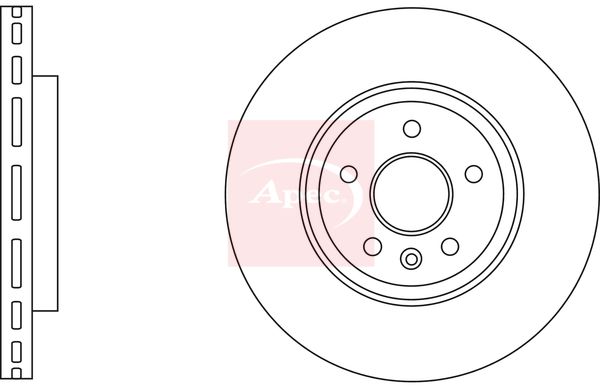 Apec DSK3191 Brake Disc - 2