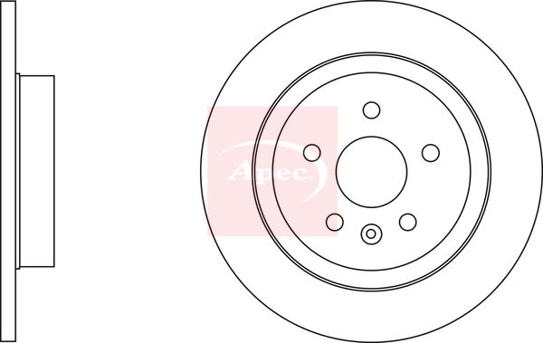 Apec DSK3193 Brake Disc - 1