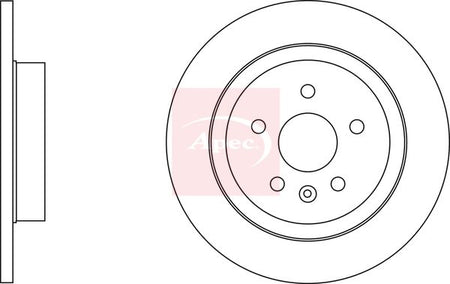 Apec DSK3193 Brake Disc - 1
