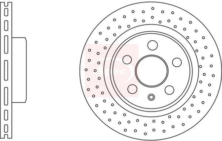Apec DSK3194 Brake Disc - 1