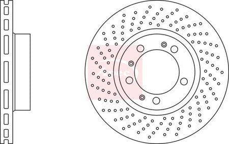 Apec DSK3197 Brake Disc - 1