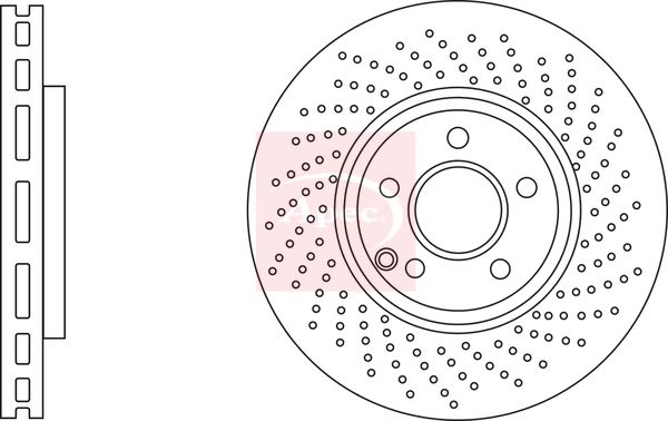 Apec DSK3204 Brake Disc - 1