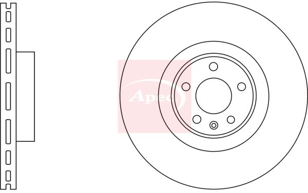 Apec DSK3205 Brake Disc - 1