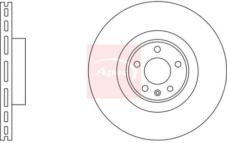 Apec DSK3205 Brake Disc - 1