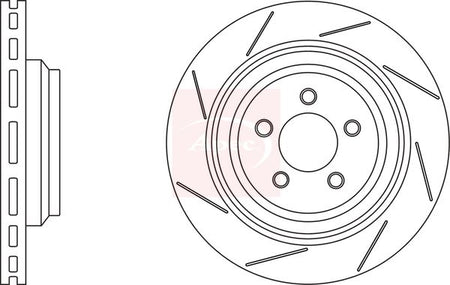 Apec DSK3223 Brake Disc - 1