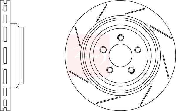 Apec DSK3223 Brake Disc - 1