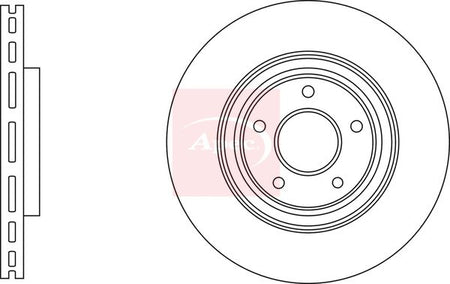Apec DSK3227 Brake Disc - 1